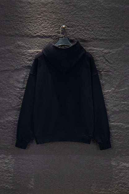 Balenciaga New Large Logo Print Hoodie