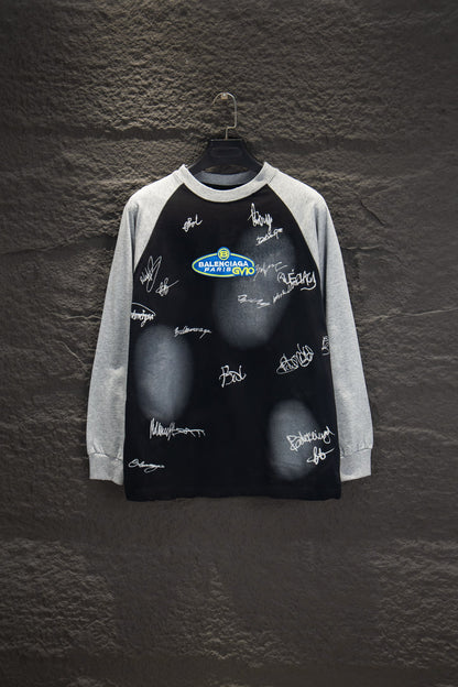 Balenciaga Limited-Edition Paneled Long-Sleeve Top