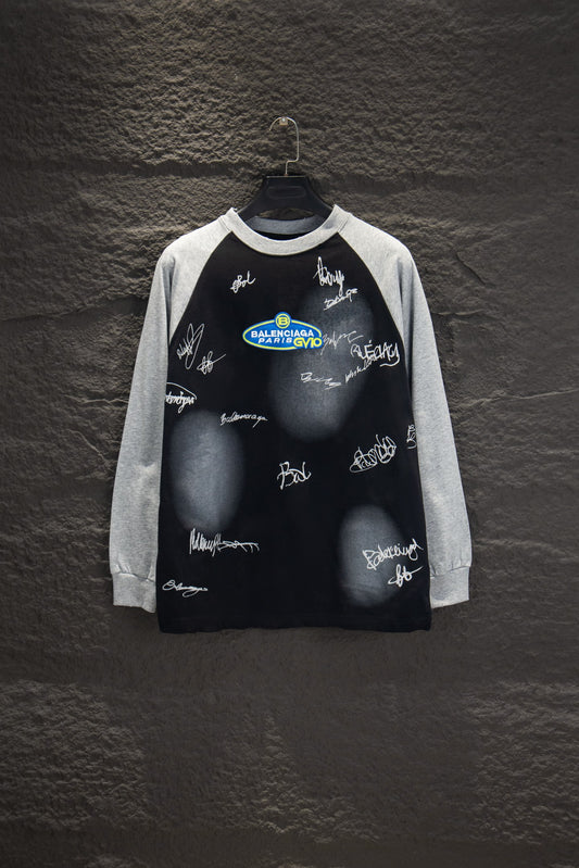 Balenciaga Limited-Edition Paneled Long-Sleeve Top