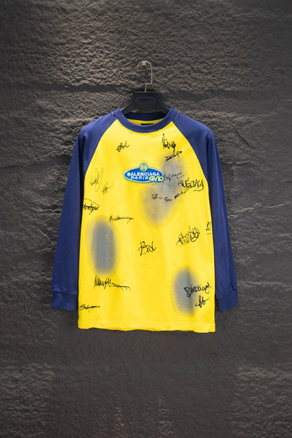 Balenciaga Limited-Edition Paneled Long-Sleeve Top