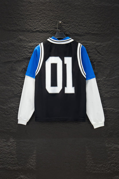 Balenciaga Panel-Sleeve Long-Sleeve T-Shirt (Jersey Style)