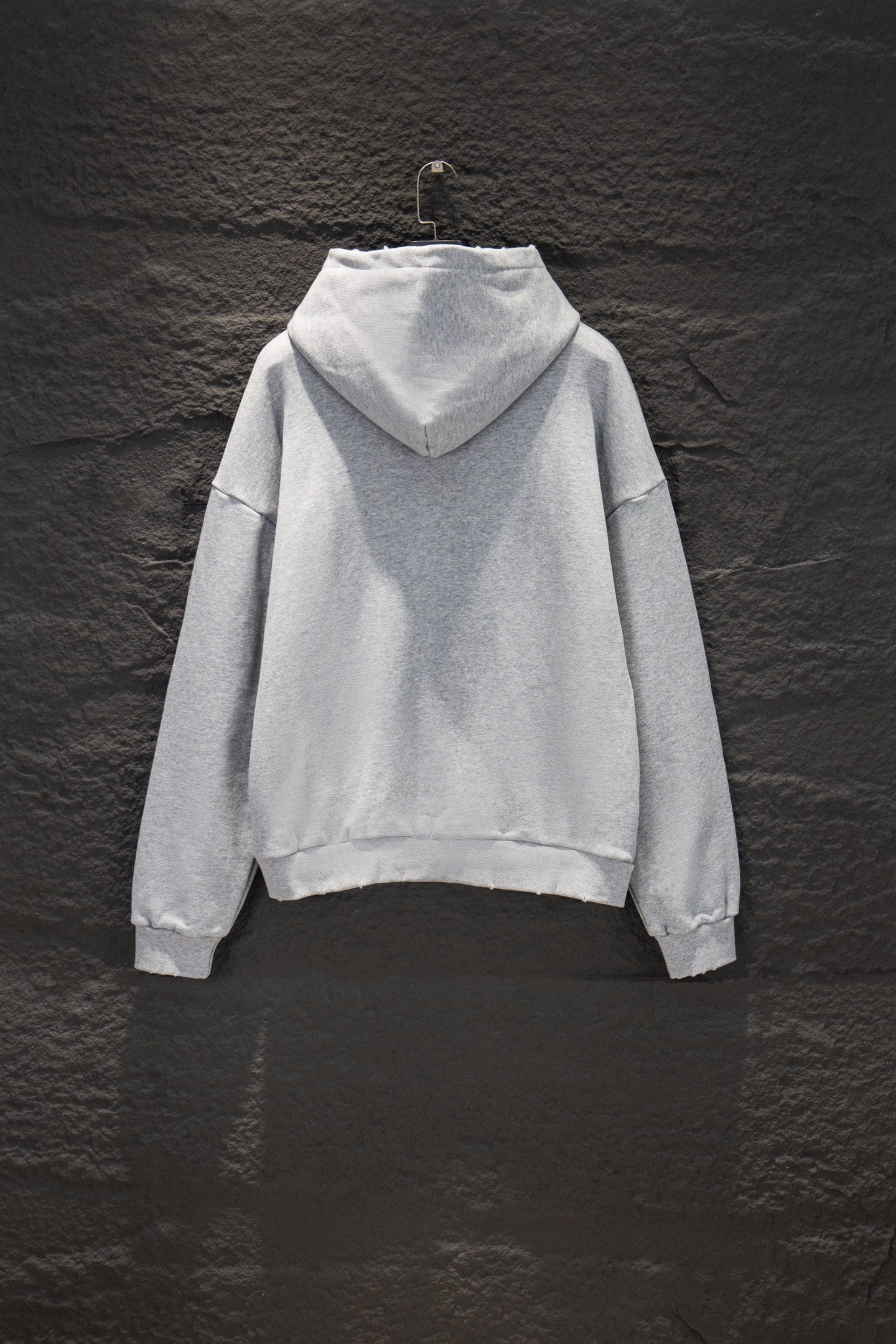Balenciaga-style custom-dyed pure cotton French terry sweatshirt fabric