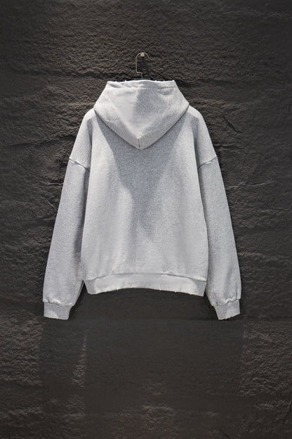 Balenciaga-style custom-dyed pure cotton French terry sweatshirt fabric