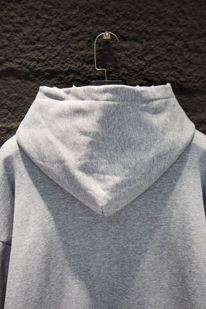 Balenciaga-style custom-dyed pure cotton French terry sweatshirt fabric