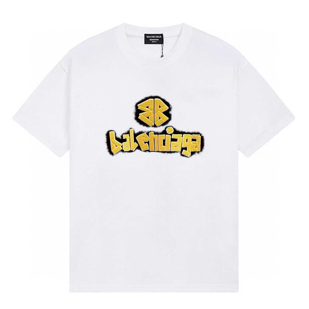 Balenciaga Classic Fluid Logo Print Short-Sleeve T-Shirt