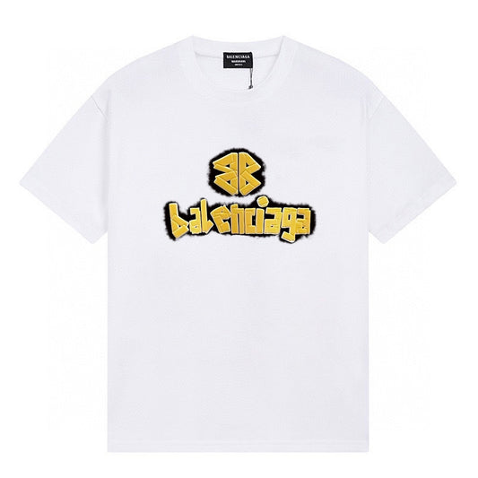 Balenciaga Classic Fluid Logo Print Short-Sleeve T-Shirt