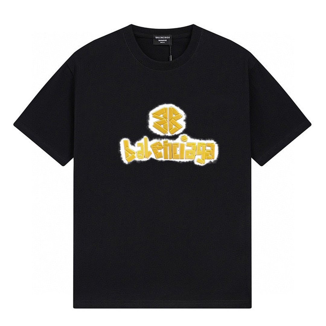Balenciaga Classic Fluid Logo Print Short-Sleeve T-Shirt