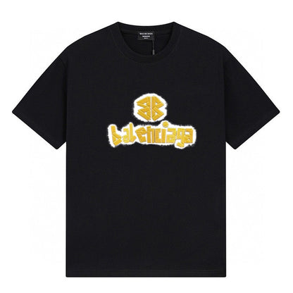 Balenciaga Classic Fluid Logo Print Short-Sleeve T-Shirt