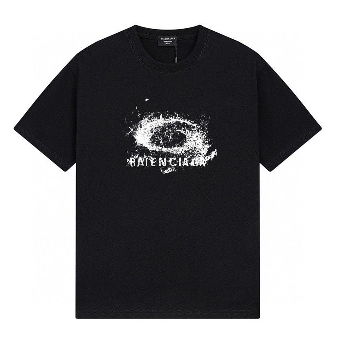 Balenciaga Classic Fluid Logo Print Short-Sleeve T-Shirt