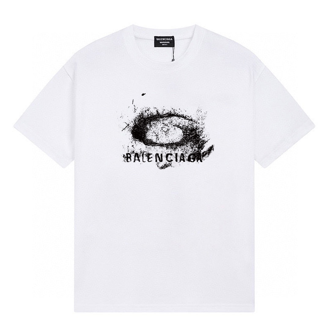 Balenciaga Classic Fluid Logo Print Short-Sleeve T-Shirt