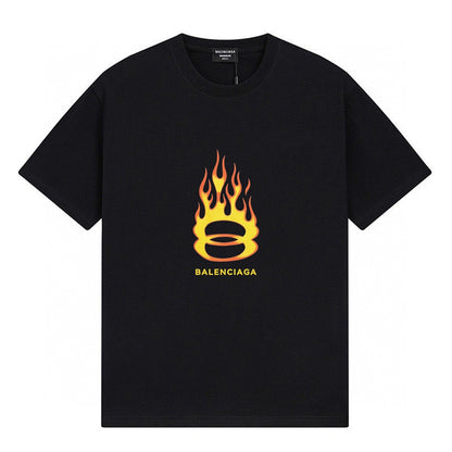 Balenciaga Classic Fluid Logo Print Short-Sleeve T-Shirt