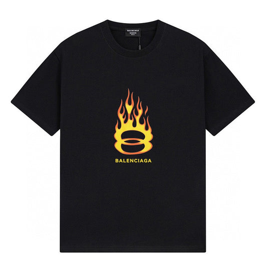 Balenciaga Classic Fluid Logo Print Short-Sleeve T-Shirt