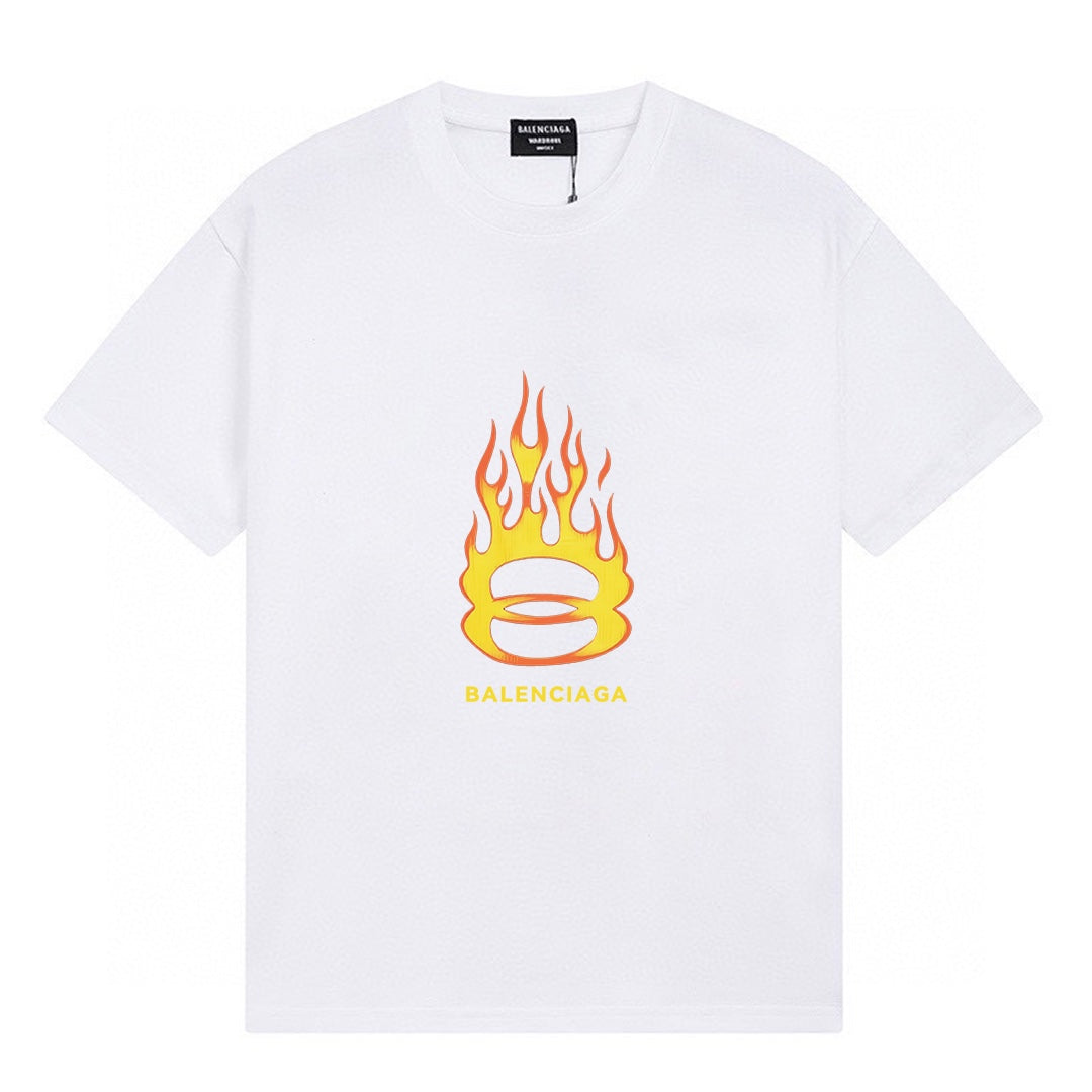 Balenciaga Classic Fluid Logo Print Short-Sleeve T-Shirt