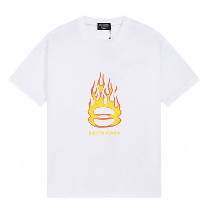 Balenciaga Classic Fluid Logo Print Short-Sleeve T-Shirt