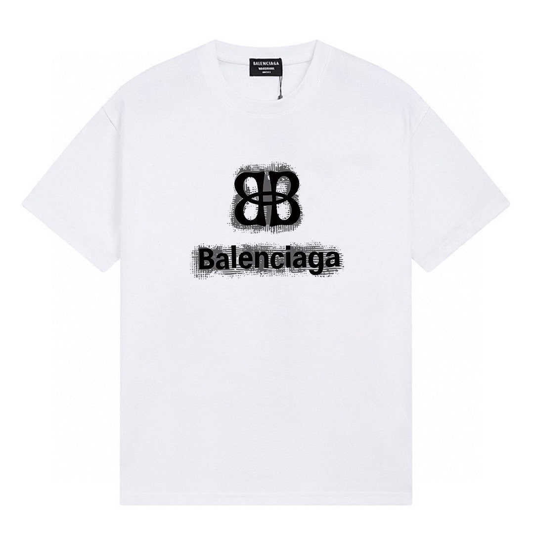 Balenciaga Classic Fluid Logo Print Short-Sleeve T-Shirt