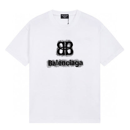 Balenciaga Classic Fluid Logo Print Short-Sleeve T-Shirt
