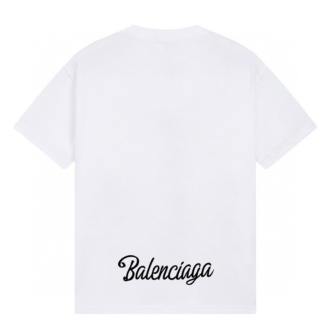 Balenciaga Classic Fluid Logo Print Short-Sleeve T-Shirt