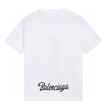 Balenciaga Classic Fluid Logo Print Short-Sleeve T-Shirt