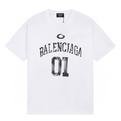 Balenciaga Classic Fluid Logo Print Short-Sleeve T-Shirt