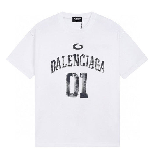 Balenciaga Classic Fluid Logo Print Short-Sleeve T-Shirt