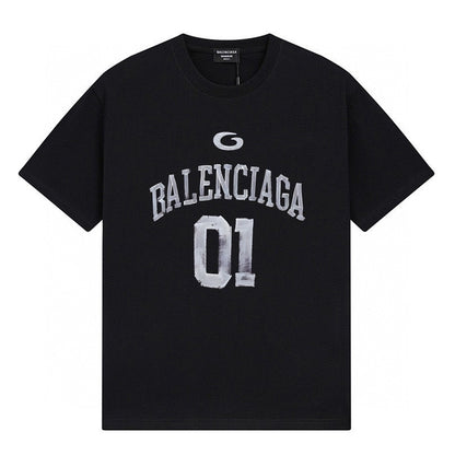 Balenciaga Classic Fluid Logo Print Short-Sleeve T-Shirt