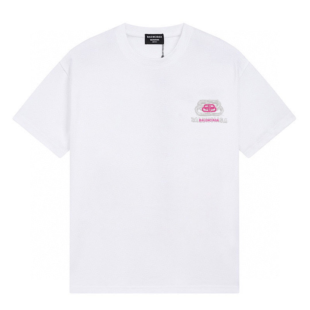 Balenciaga Classic Fluid Logo Print Short-Sleeve T-Shirt (T73P60)