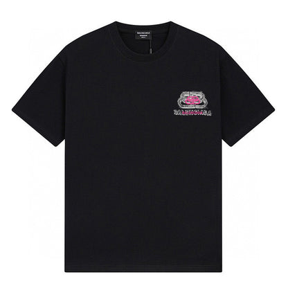 Balenciaga Classic Fluid Logo Print Short-Sleeve T-Shirt (T73P60)