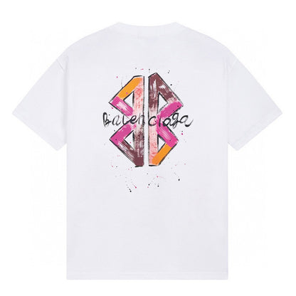 Balenciaga Classic Fluid Logo Print Short-Sleeve T-Shirt