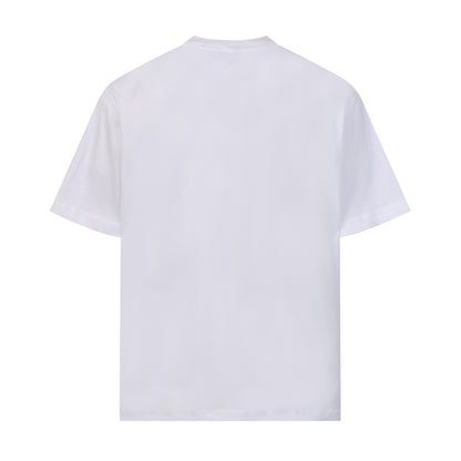 Balenciaga High-Density Embroidery T-Shirt with Large Logo
