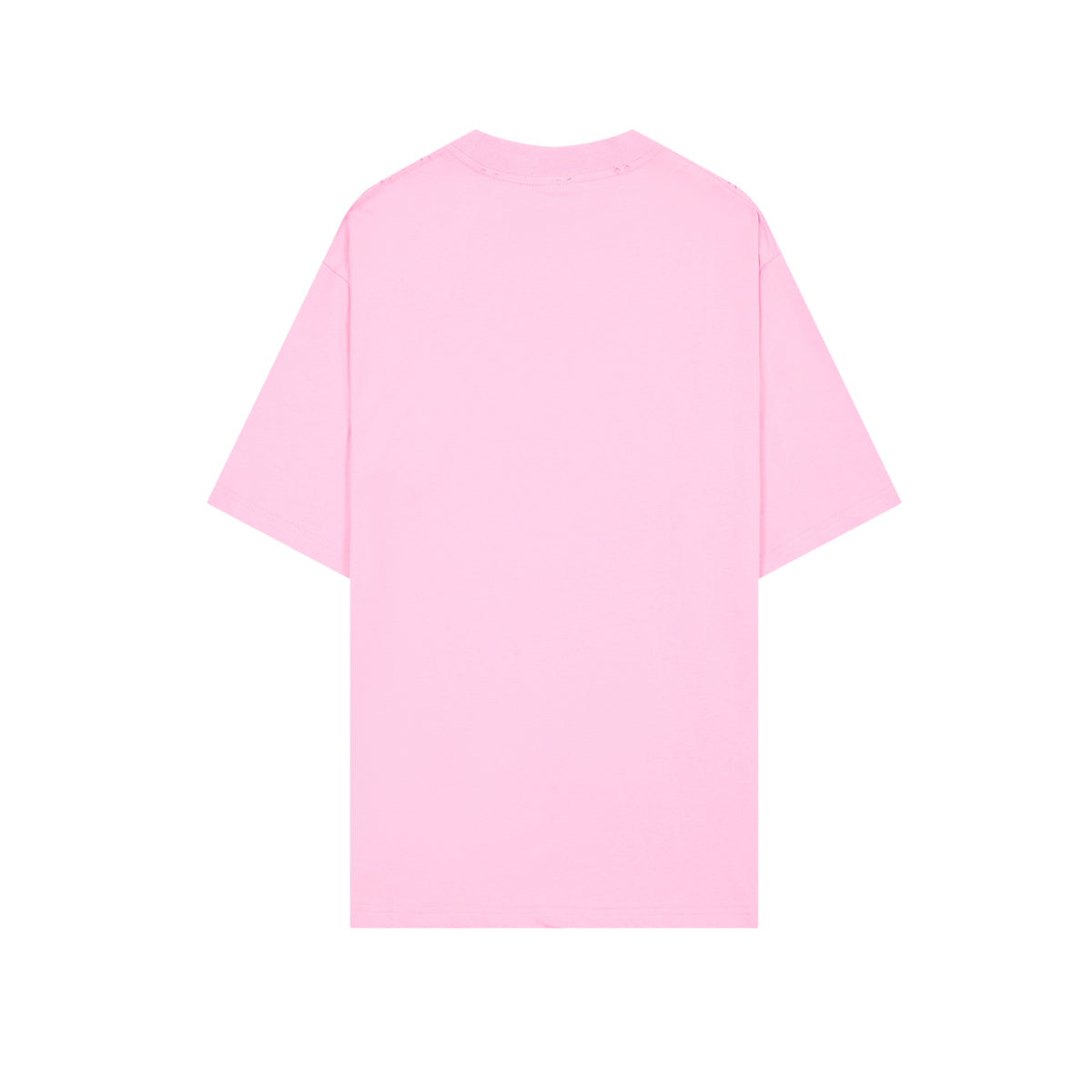 Balenciaga Sacred Heart print distressed short-sleeve T-shirt