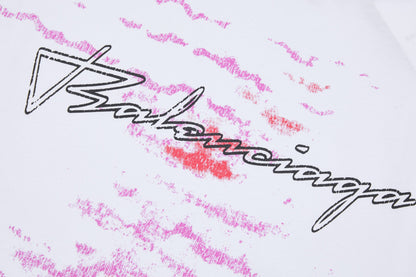 Balenciaga Sunset Print Short-Sleeve T-Shirt