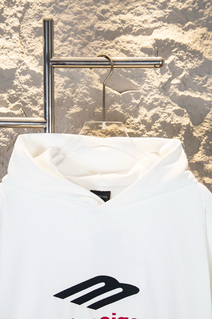 Balenciaga "3B" Large "M" Sweatshirt with Full Front and Back Letter Embroidery