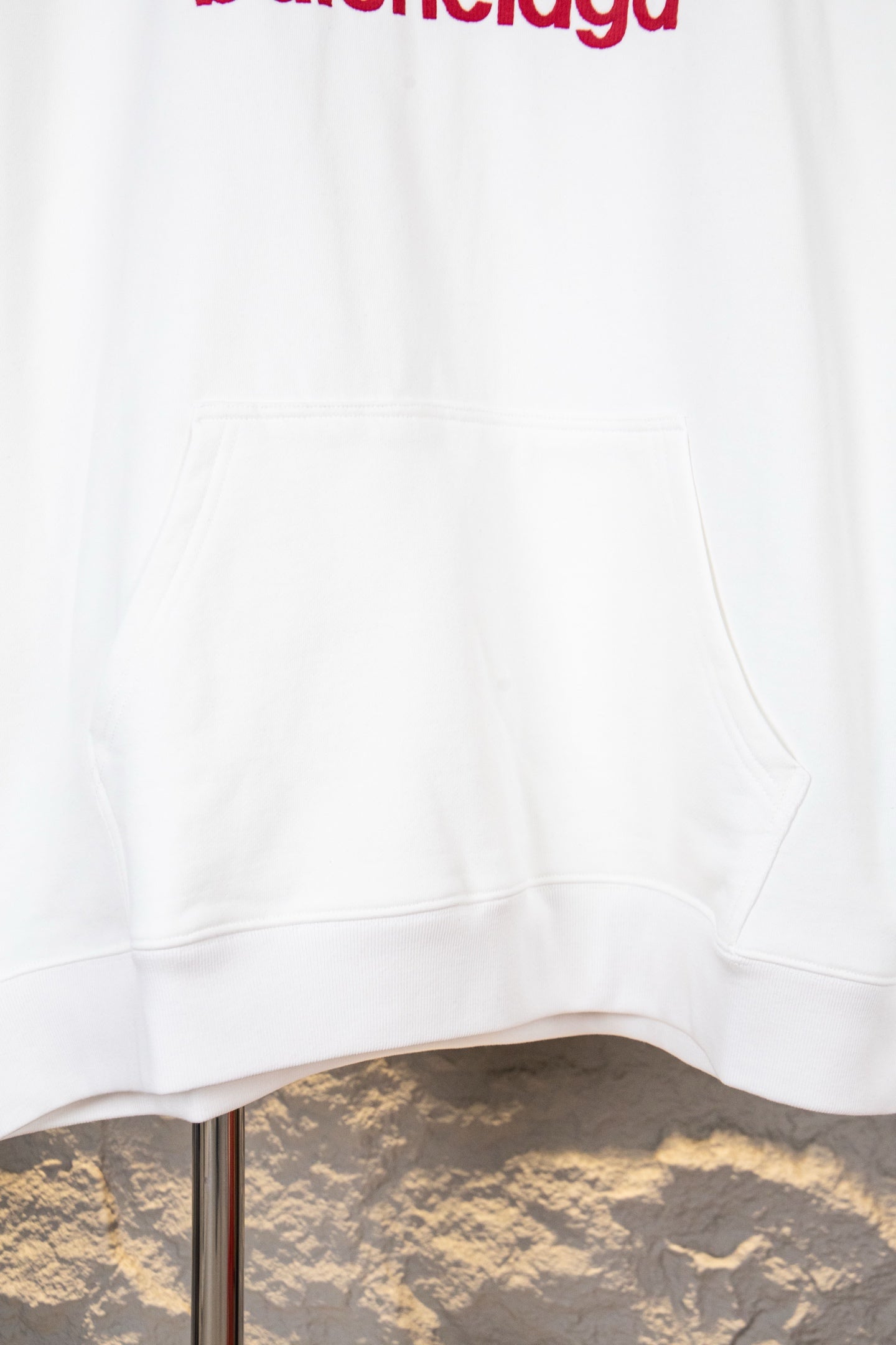 Balenciaga "3B" Large "M" Sweatshirt with Full Front and Back Letter Embroidery