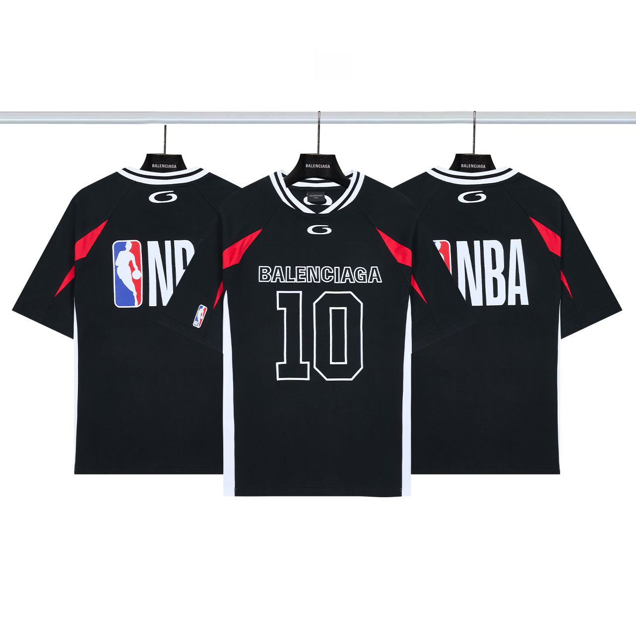Balenciaga x NBA No. 10 Embroidered T-Shirt