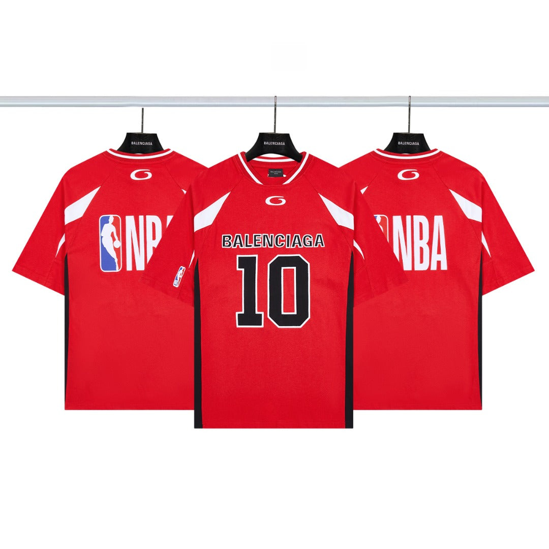 Balenciaga x NBA No. 10 Embroidered T-Shirt