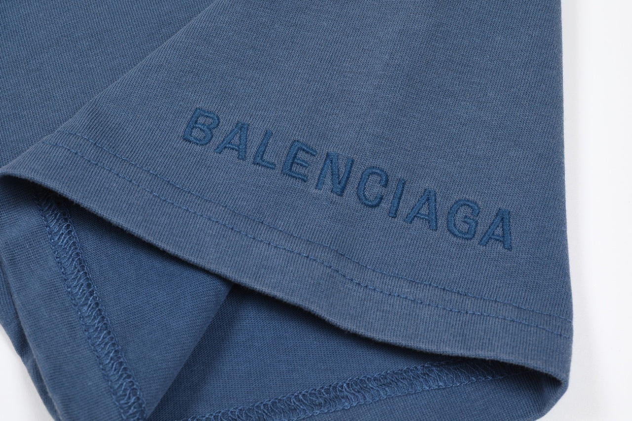 Balenciaga star-print embroidered short-sleeved T-shirt